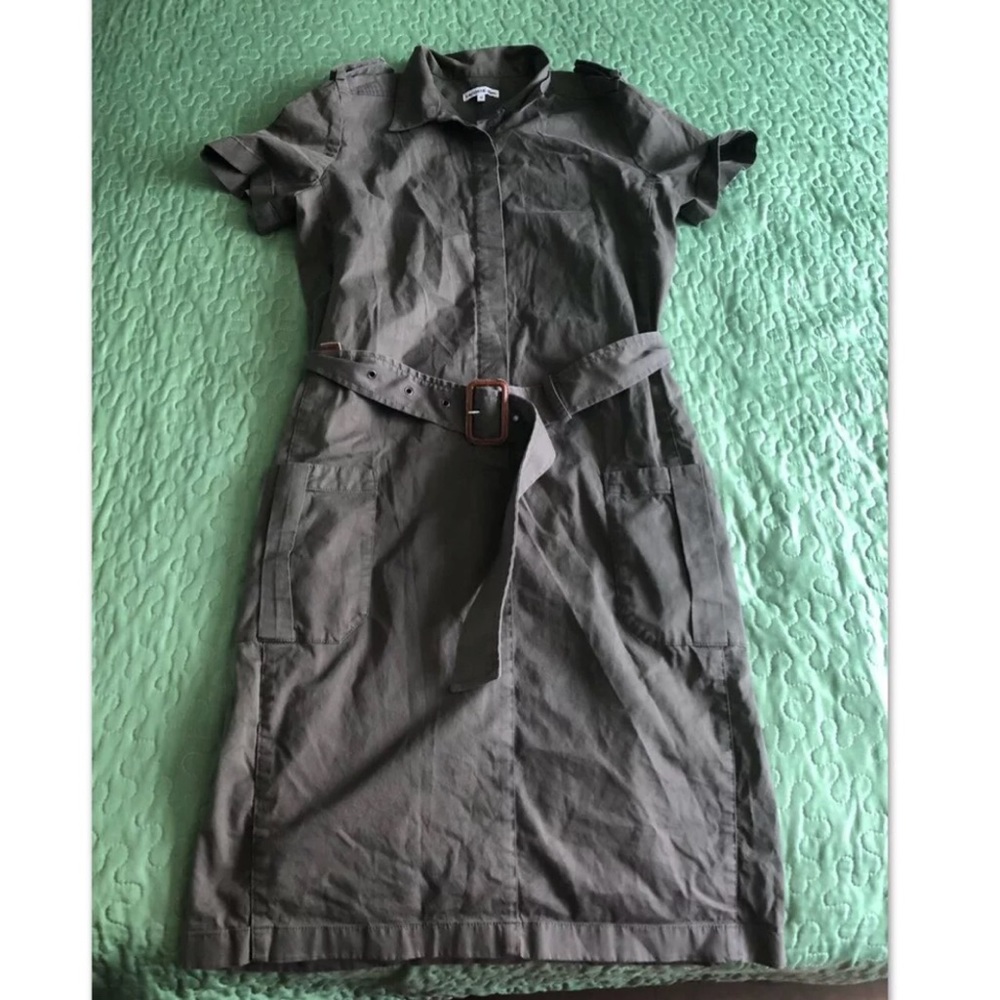 Lacoste Green knee length dress